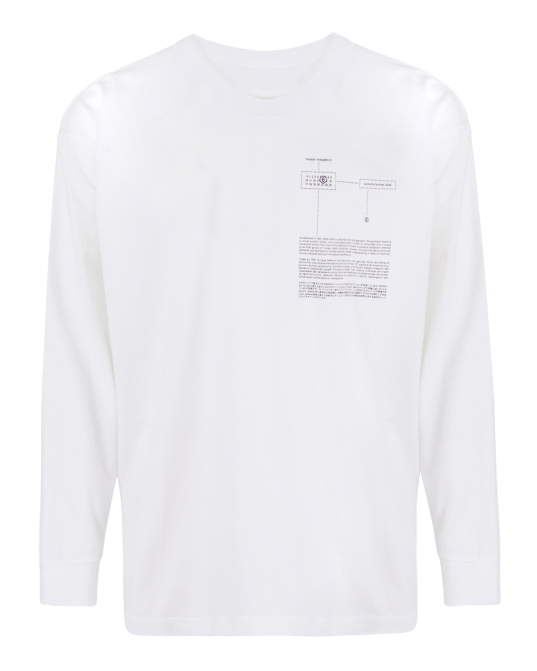 MM6 Maison Margiela лонгслив из хлопка  артикул SH0GC0028 марки MM6 Maison Margiela купить за 41000 руб.