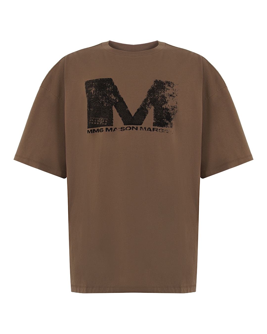 MM6 Maison Margiela футболка из 100% хлопка артикул SH0GC0048 марки MM6 Maison Margiela купить за 31500 руб.