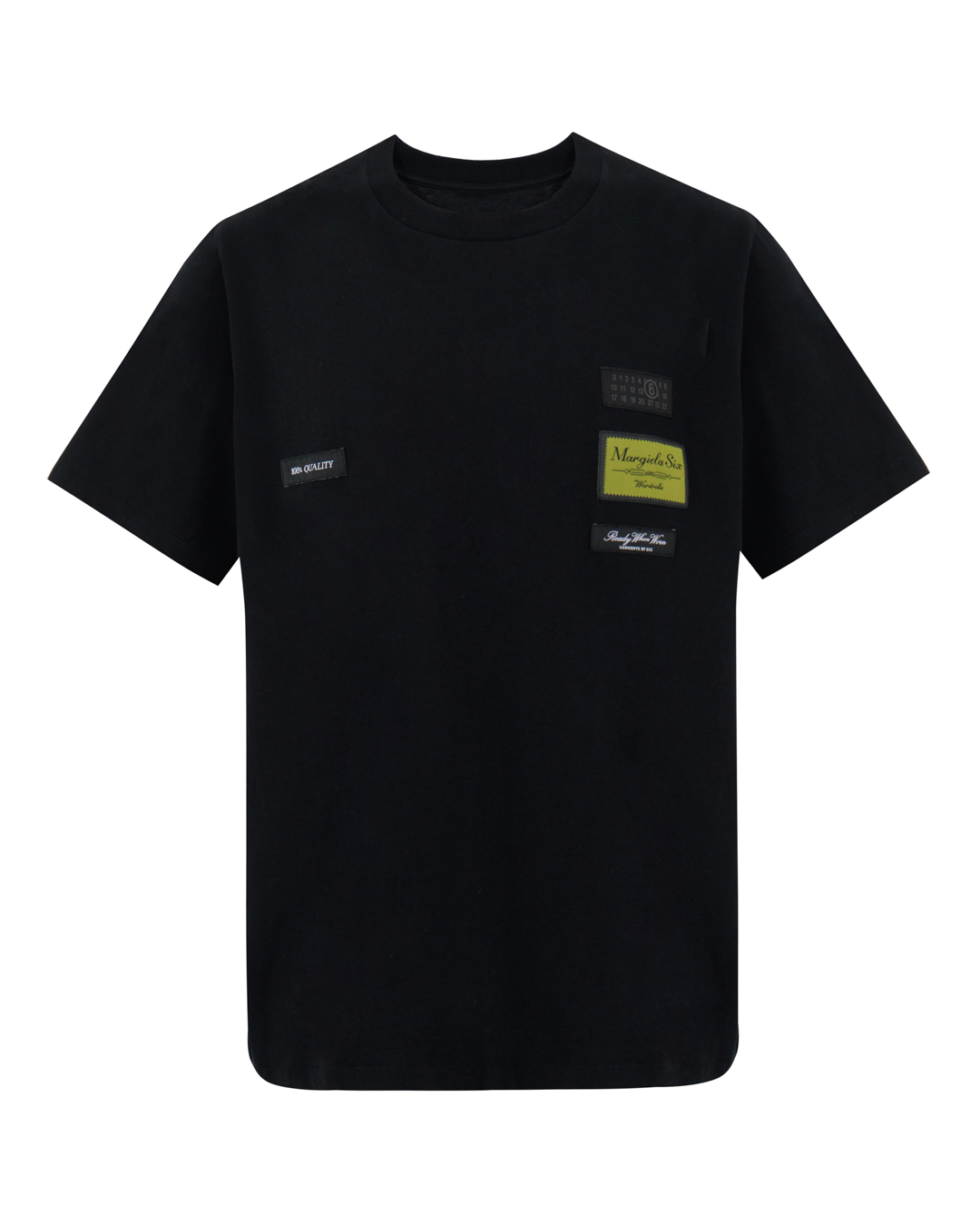 MM6 Maison Margiela футболка с нашивками артикул SH0GC0069 марки MM6 Maison Margiela купить за 32400 руб.