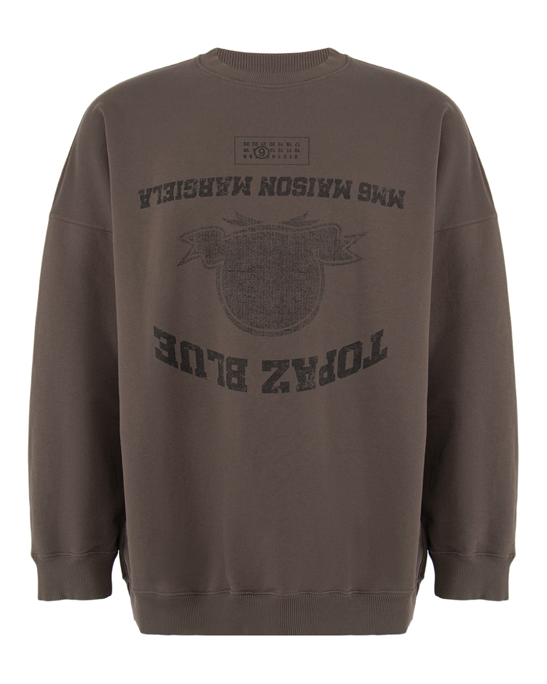 MM6 Maison Margiela свитшот из 100% хлопка артикул SH0GU0023 марки MM6 Maison Margiela купить за 62600 руб.