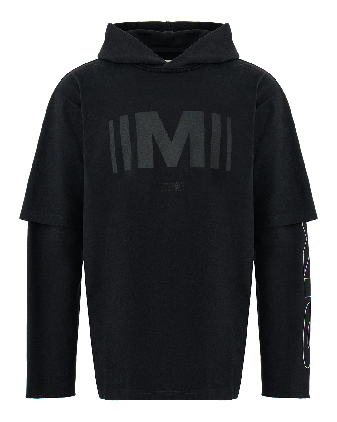 MM6 Maison Margiela худи с принтом артикул SH0GU0032 марки MM6 Maison Margiela купить за 56600 руб.