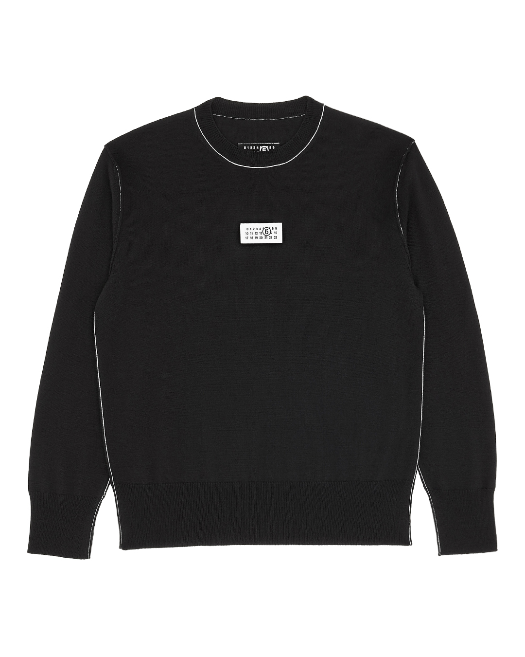 MM6 Maison Margiela вязаный джемпер из шерсти  артикул SH0HL0017 марки MM6 Maison Margiela купить за 69000 руб.