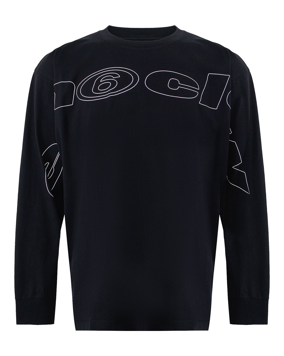 MM6 Maison Margiela лонгслив  с принтом артикул SH0NH0017 марки MM6 Maison Margiela купить за 34900 руб.