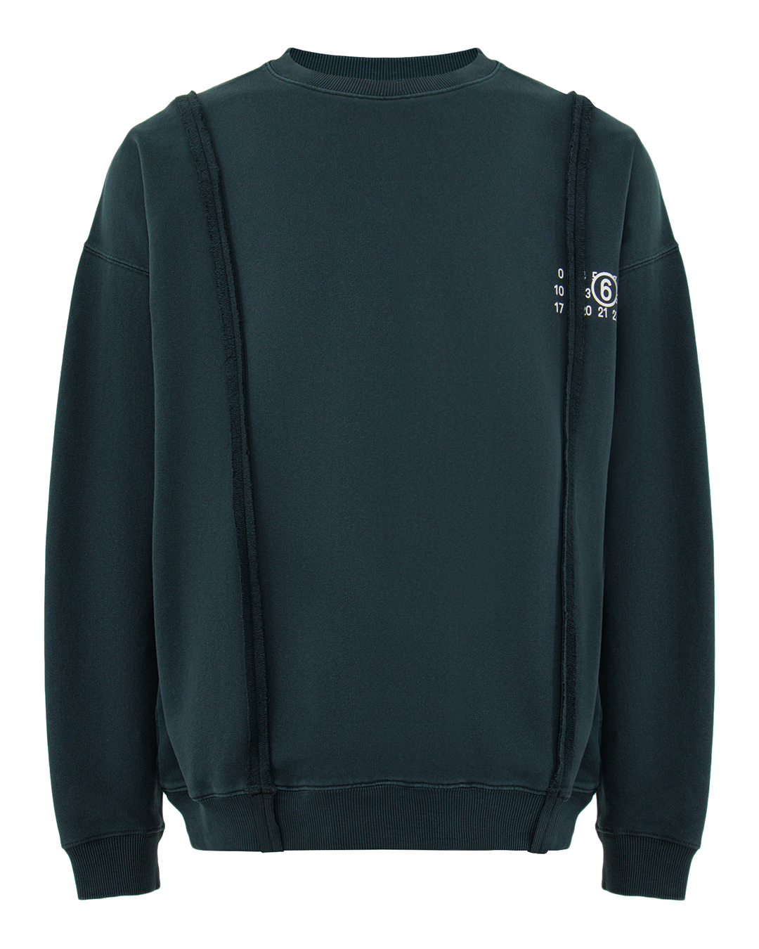 MM6 Maison Margiela свитшот  с наружными швами артикул SH2GU0019 марки MM6 Maison Margiela купить за 72400 руб.