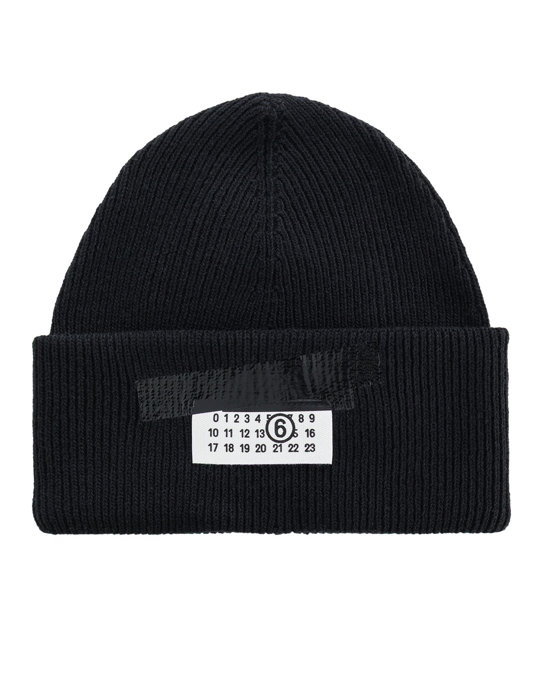 MM6 Maison Margiela шапка  в рубчик артикул SH2TB0003 марки MM6 Maison Margiela купить за 32400 руб.