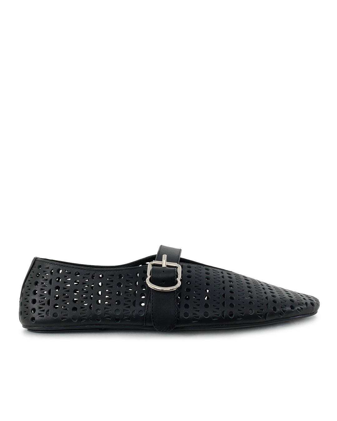 JEFFREY CAMPBELL балетки с перфорацией  артикул SHELLY-LSR марки JEFFREY CAMPBELL купить за 33400 руб.