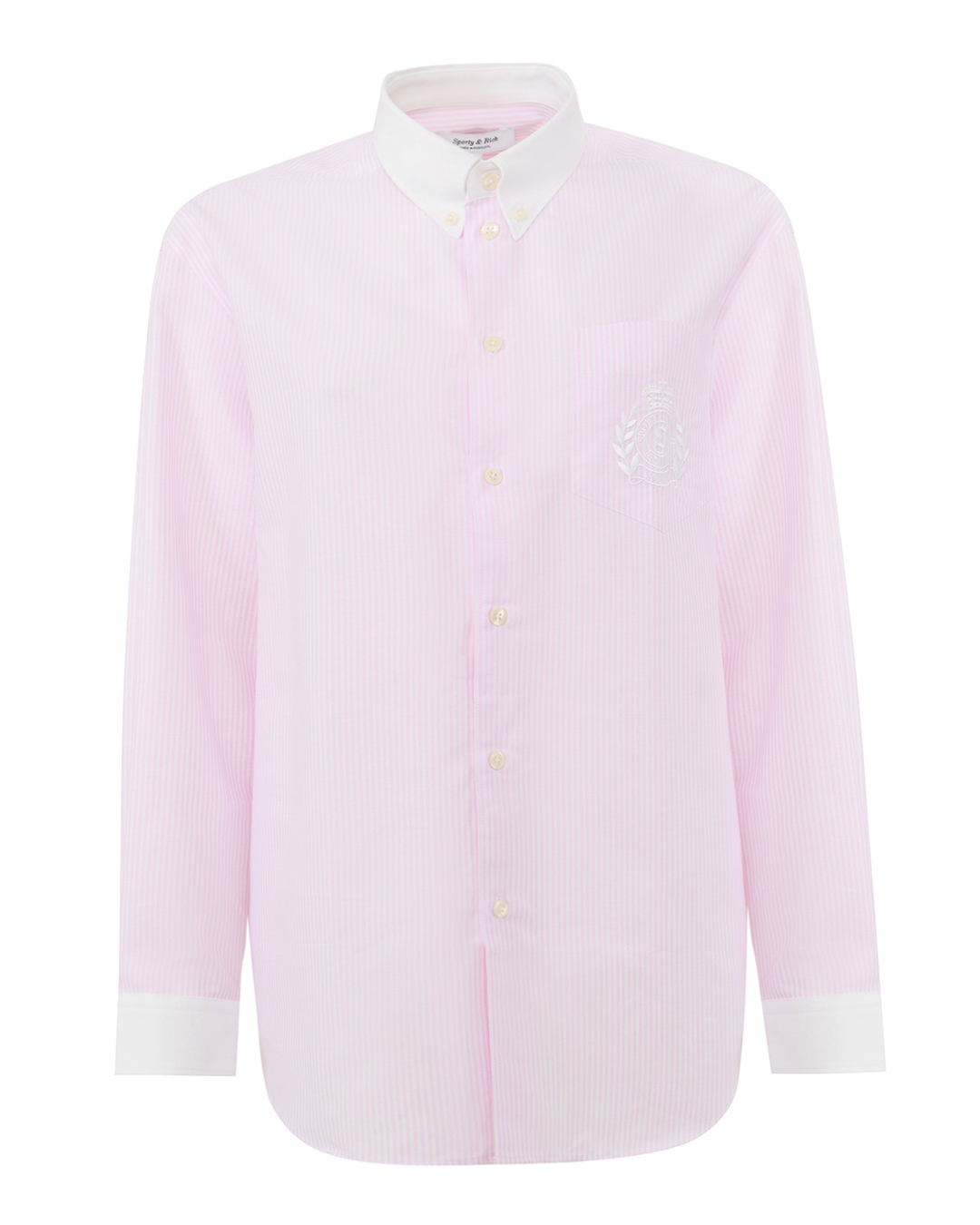 Sporty & Rich рубашка в полоску артикул SI025620243ST марки Sporty & Rich купить за 30100 руб.