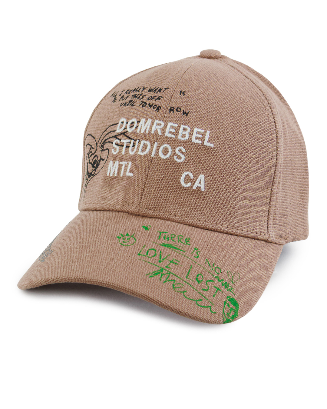 Dom Rebel бейсболка с вышивкой артикул SKETCH BUNNY марки Dom Rebel купить за 18200 руб.