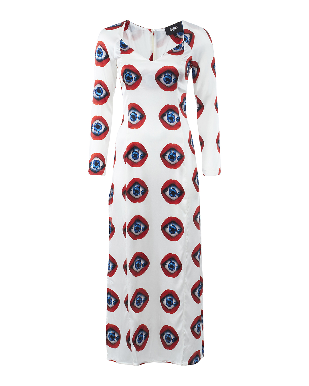 FERMAS платье с принтом  артикул SLEEVEDDRESS.EYE марки FERMAS купить за 51300 руб.