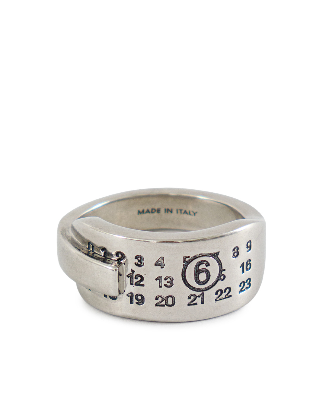 MM6 Maison Margiela кольцо с фактурной поверхностью   артикул SM7UQ0122 марки MM6 Maison Margiela купить за 37500 руб.