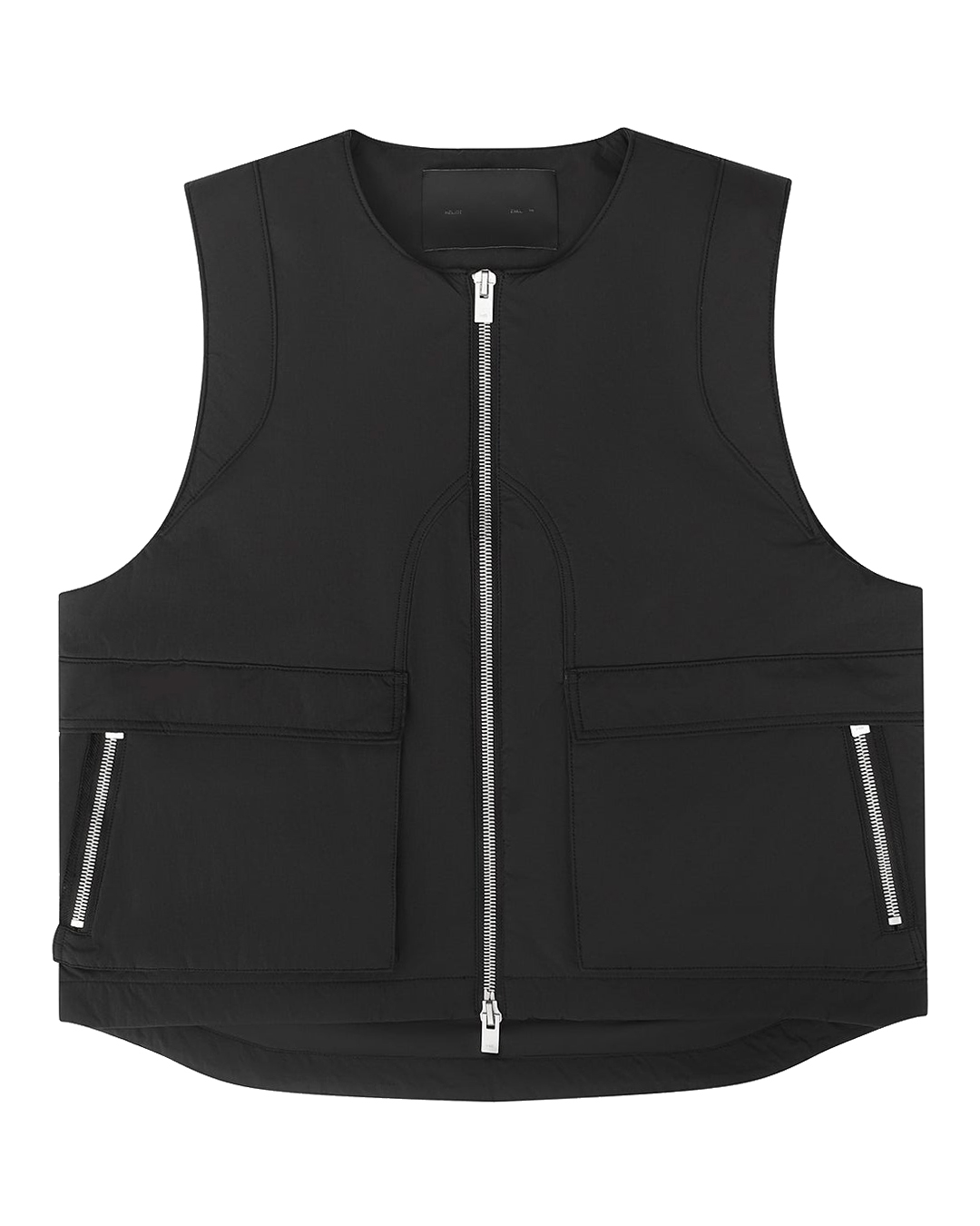HELIOT EMIL укороченный жилет с карманами  артикул SS24_M_03_032_BLK01 марки HELIOT EMIL купить за 67400 руб.