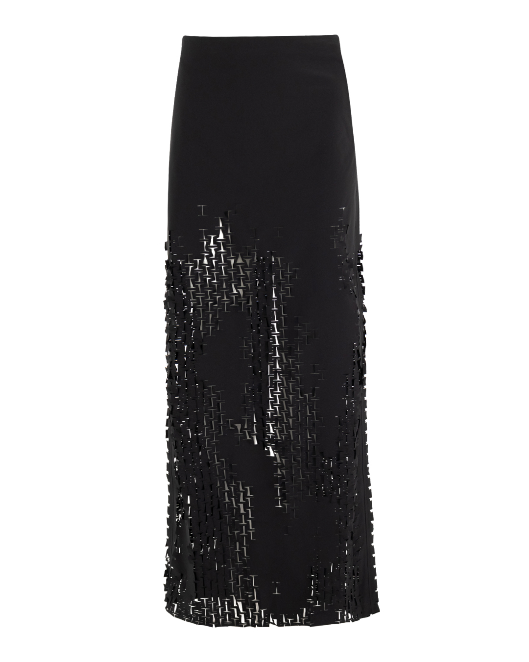 HELIOT EMIL резная юбка макси  артикул SS24_W_12_034_BLK01 марки HELIOT EMIL купить за 38500 руб.