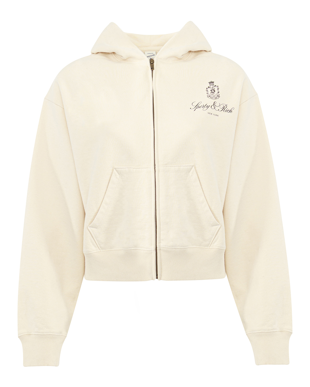 Sporty & Rich олимпийка с капюшоном  артикул ST068512205CR марки Sporty & Rich купить за 28000 руб.