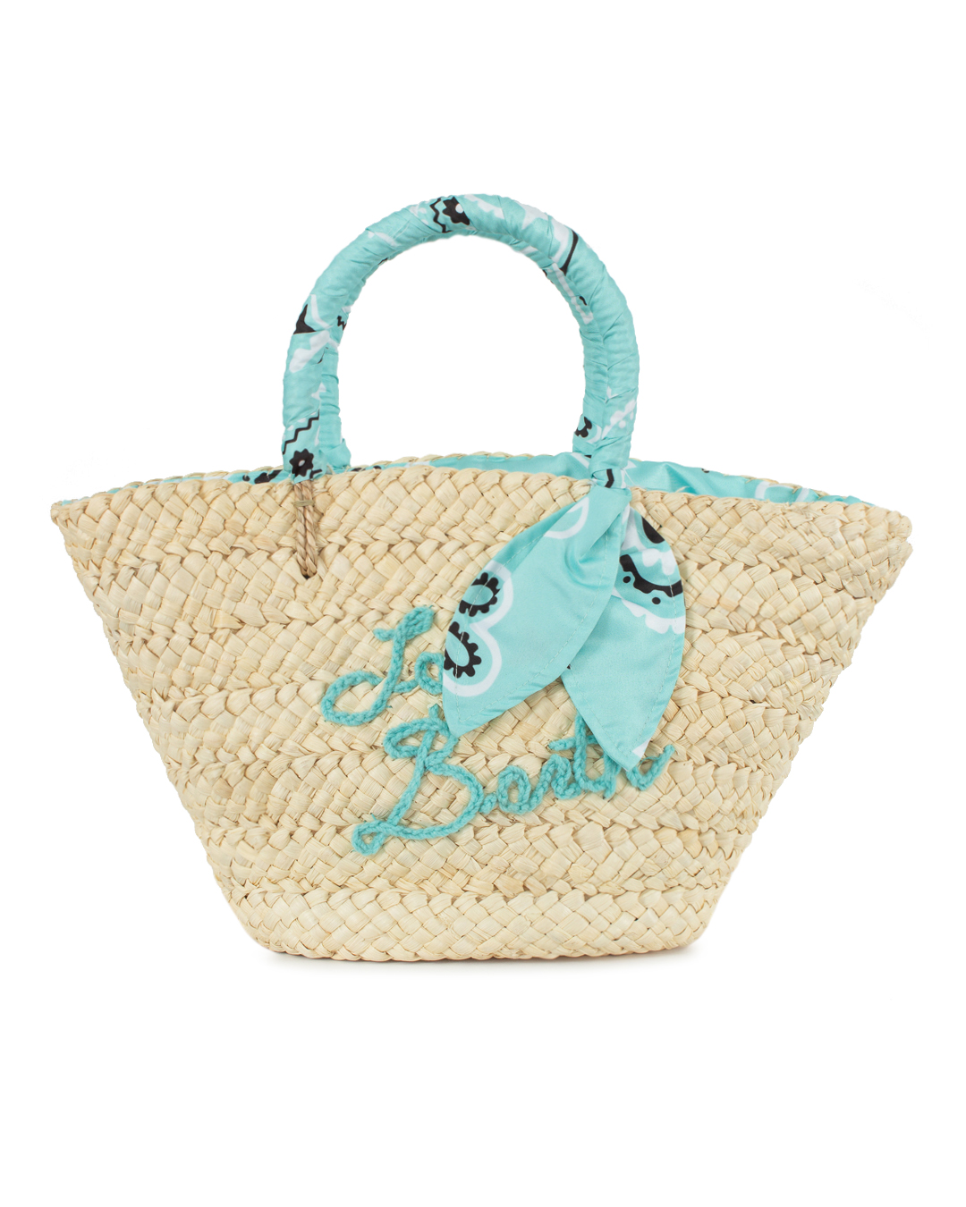 MC2 Saint Barth пляжная плетеная сумка  артикул STBA KYLIE S BEIGE марки MC2 Saint Barth купить за 18000 руб.