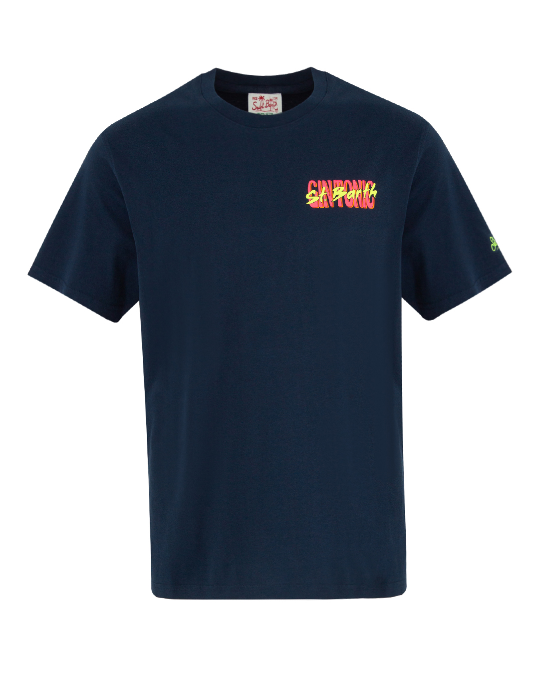MC2 Saint Barth футболка с принтом  артикул STBM TSHIRT GIN TONIC IN марки MC2 Saint Barth купить за 9900 руб.