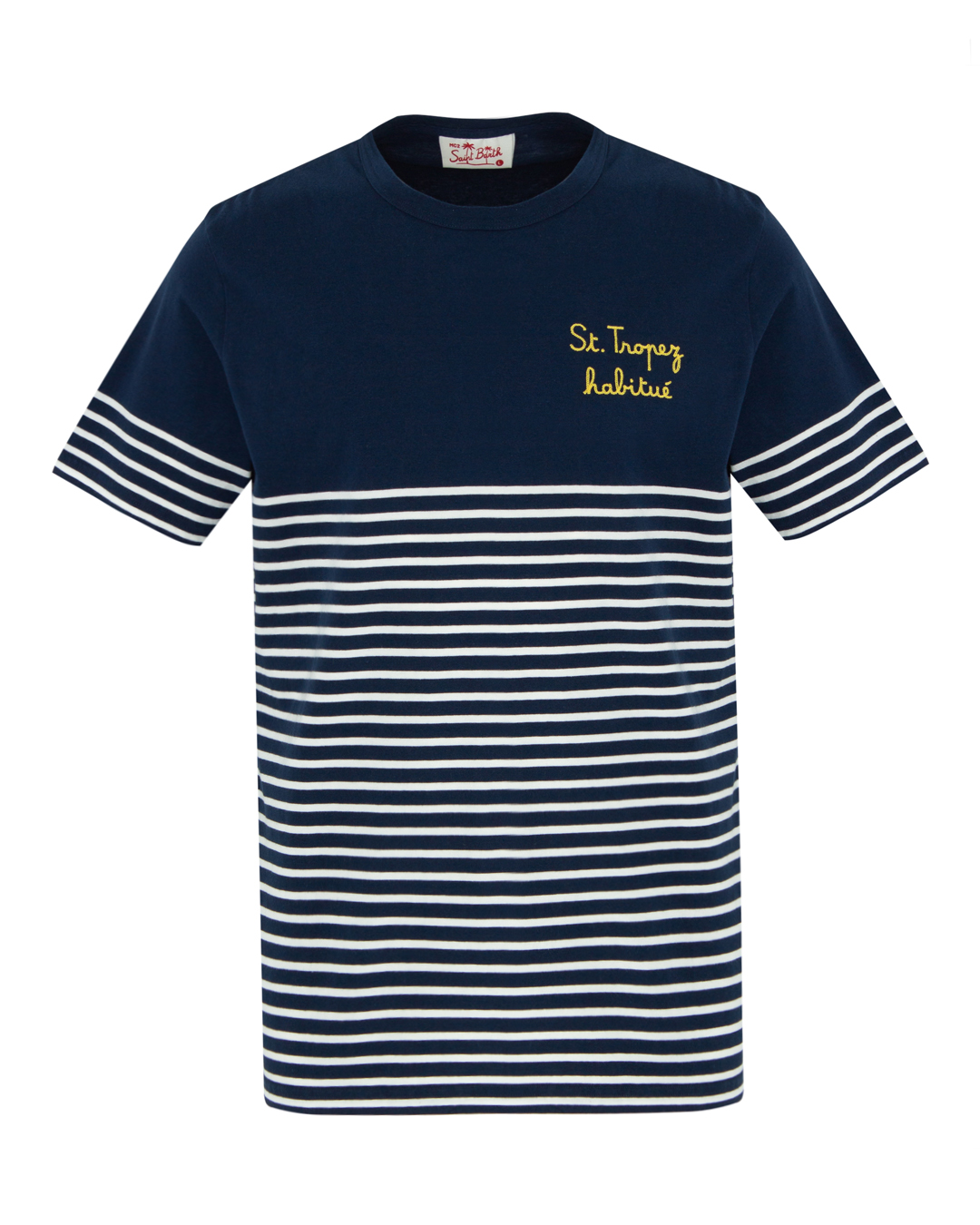 MC2 Saint Barth футболка из хлопка  артикул STBM TSHIRT HABITUE марки MC2 Saint Barth купить за 10500 руб.