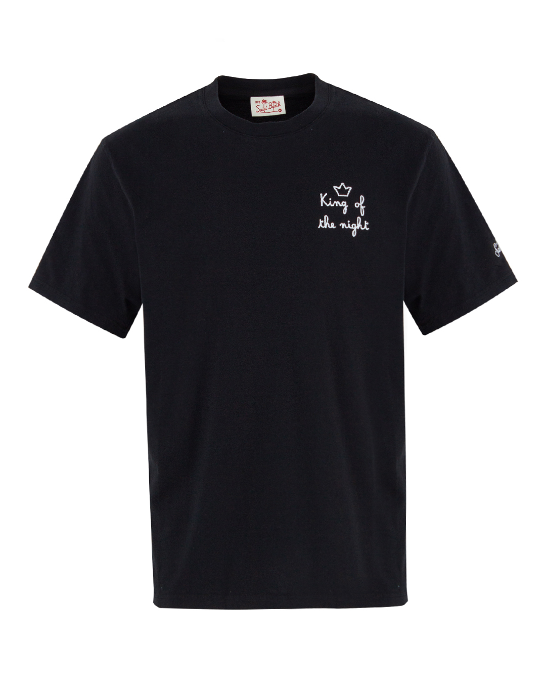 MC2 Saint Barth футболка с вышивкой  артикул STBM TSHIRT KING NIGHT марки MC2 Saint Barth купить за 9300 руб.