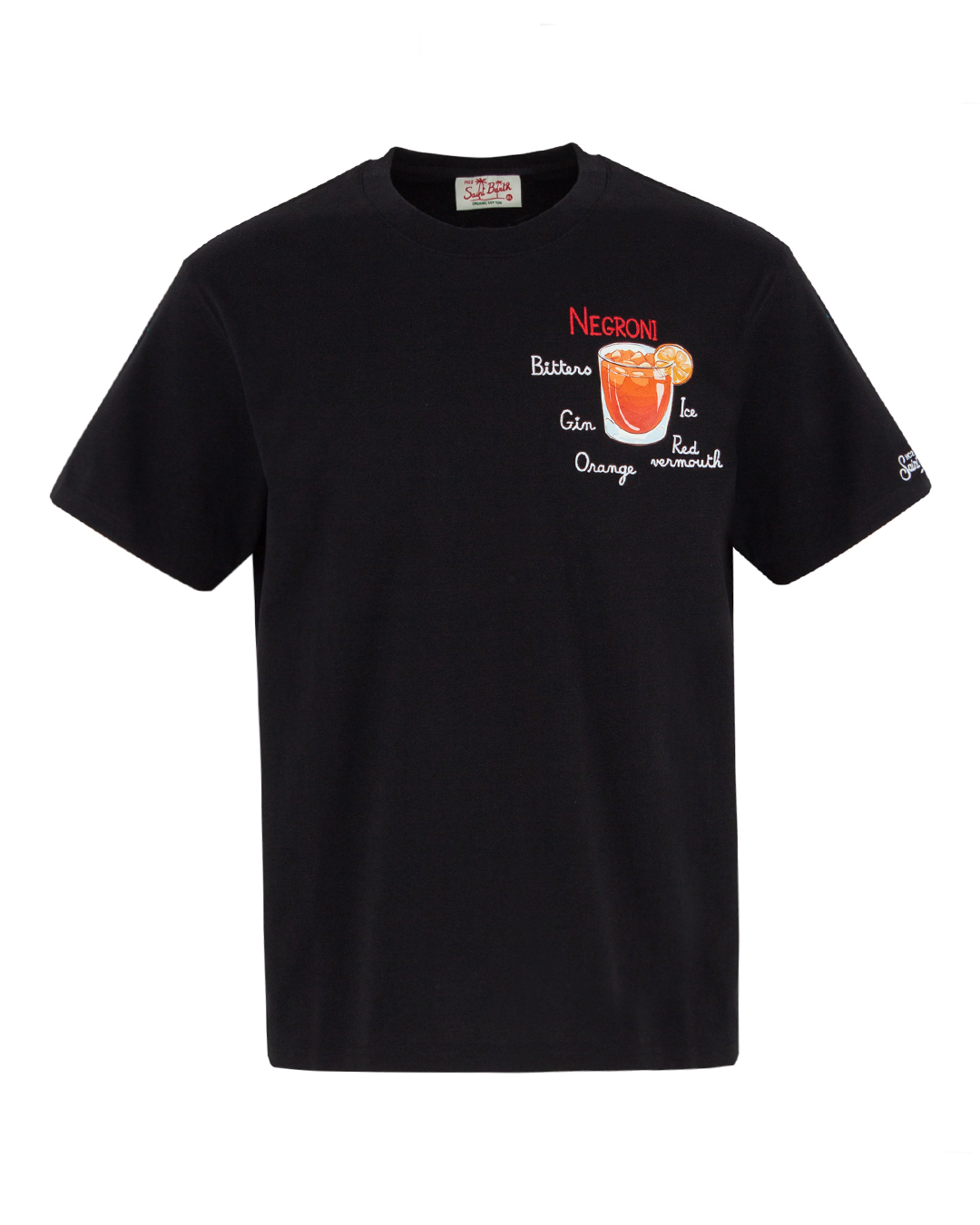 MC2 Saint Barth футболка с принтом  артикул STBM TSHIRT NEGRONI марки MC2 Saint Barth купить за 9900 руб.