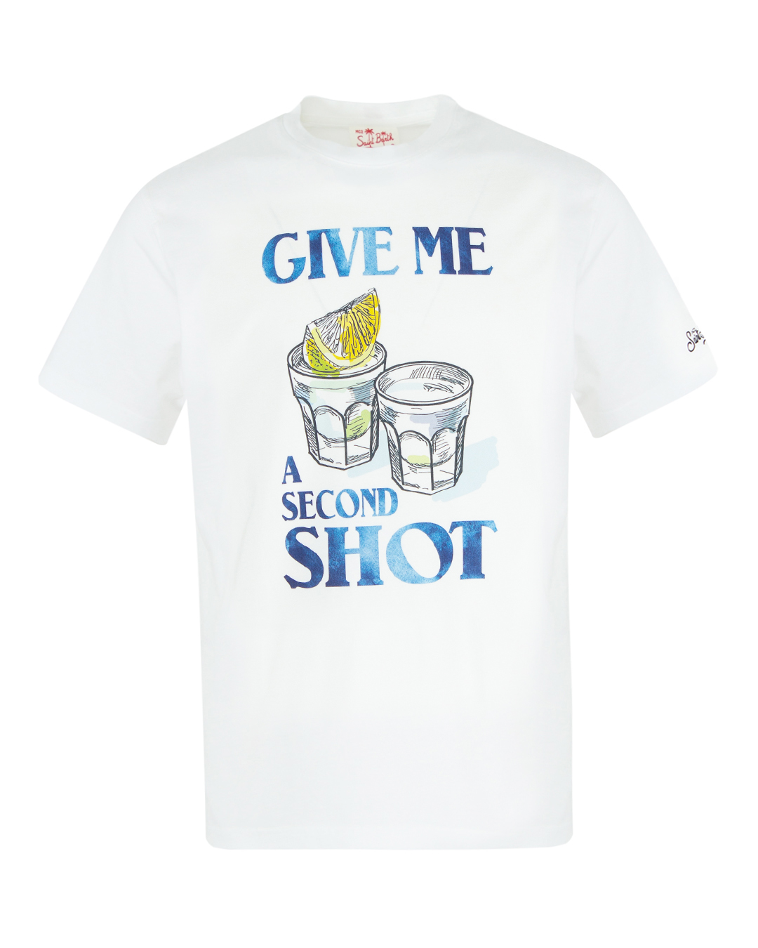 MC2 Saint Barth футболка с принтом  артикул STBM TSHIRT SECOND SHOT марки MC2 Saint Barth купить за 9300 руб.