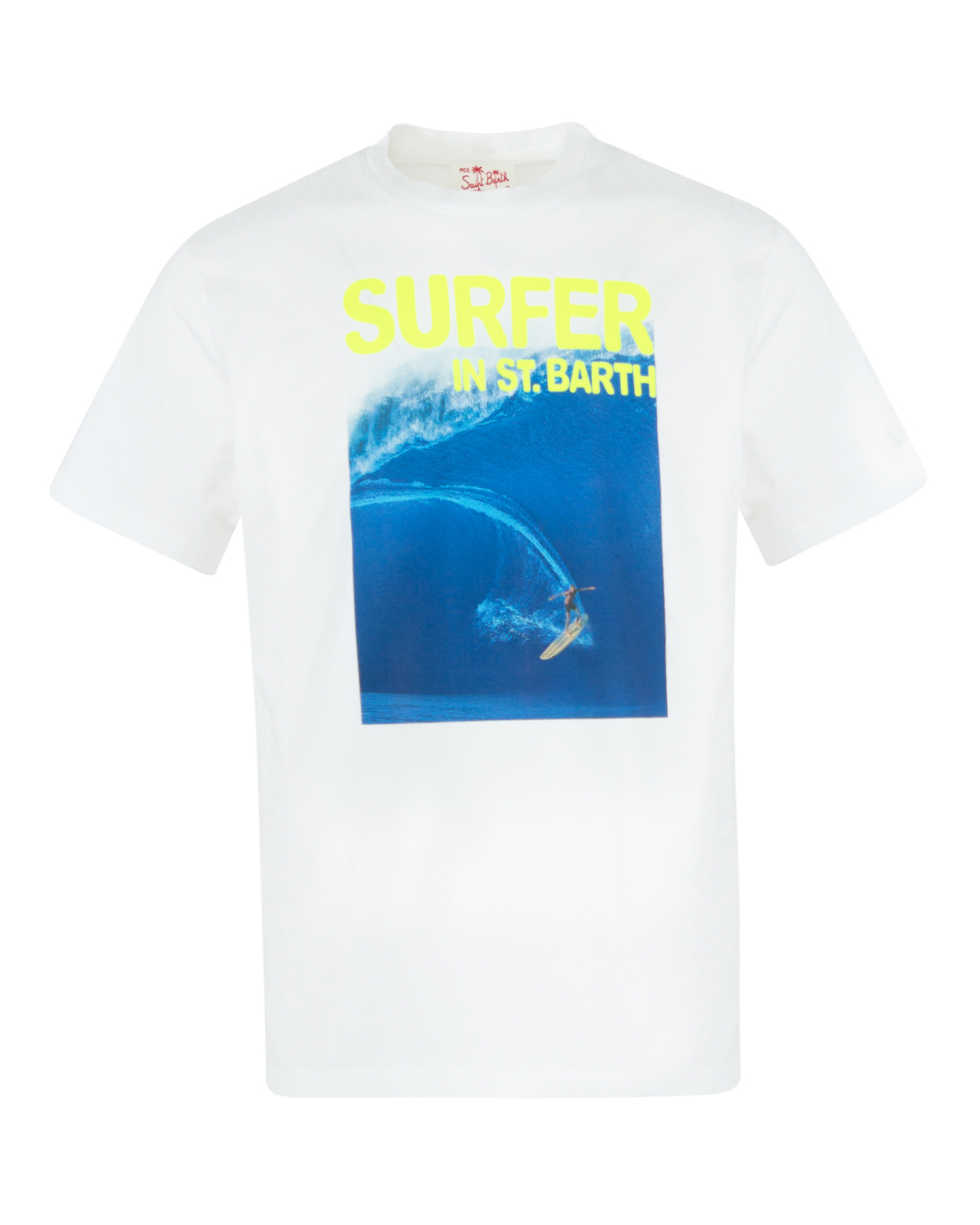MC2 Saint Barth футболка с принтом  артикул STBM TSHIRT SURFER WAVE марки MC2 Saint Barth купить за 9300 руб.
