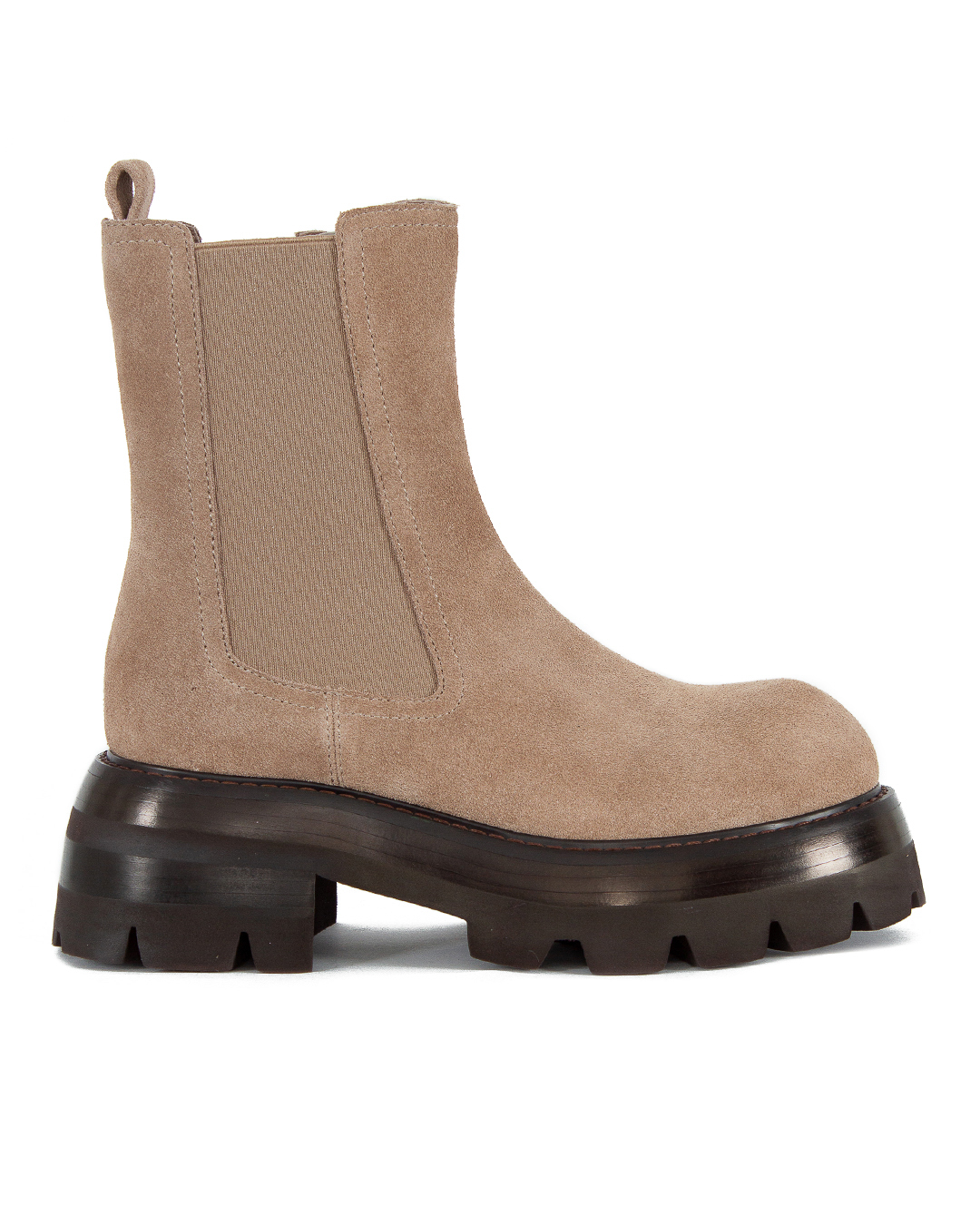 JEFFREY CAMPBELL замшевые ботинки на массивной подошве  артикул SUBURBIA марки JEFFREY CAMPBELL купить за 37300 руб.