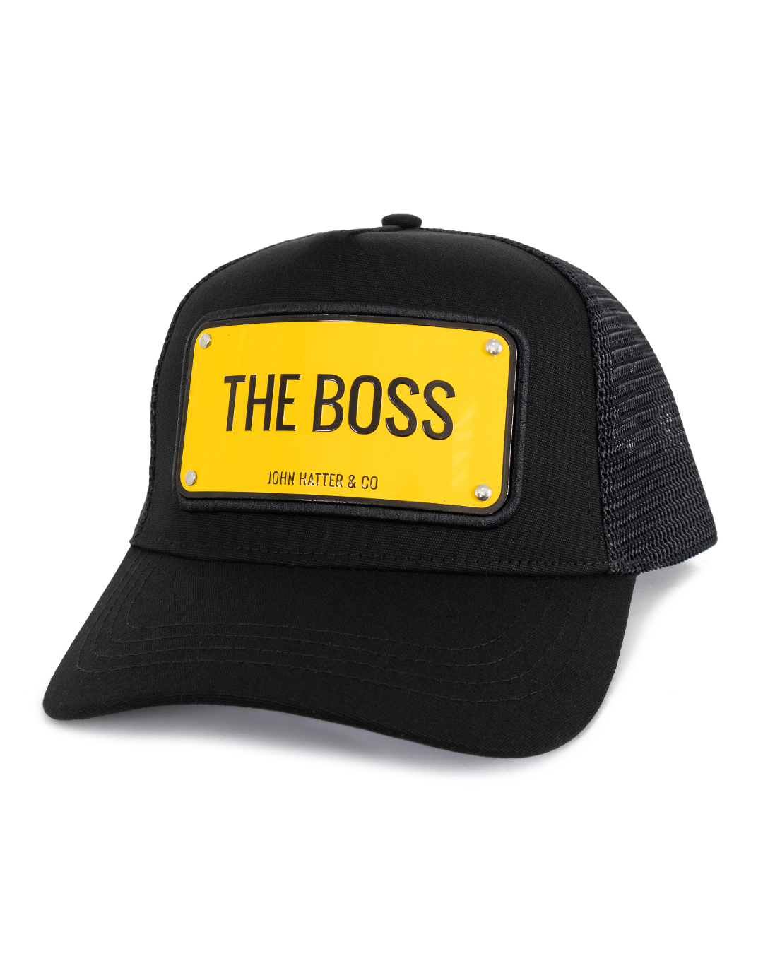 John Hatter & Co бейсболка с текстовым принтом артикул THE BOSS.24 марки John Hatter & Co купить за 15200 руб.