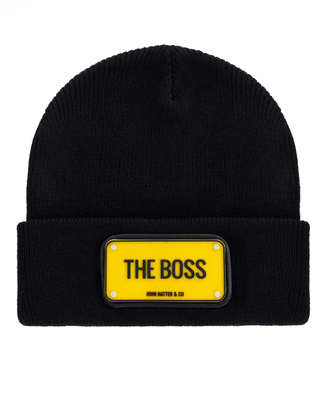 John Hatter & Co шапка с текстовым принтом артикул THE BOSS.BEANIE марки John Hatter & Co купить за 9200 руб.