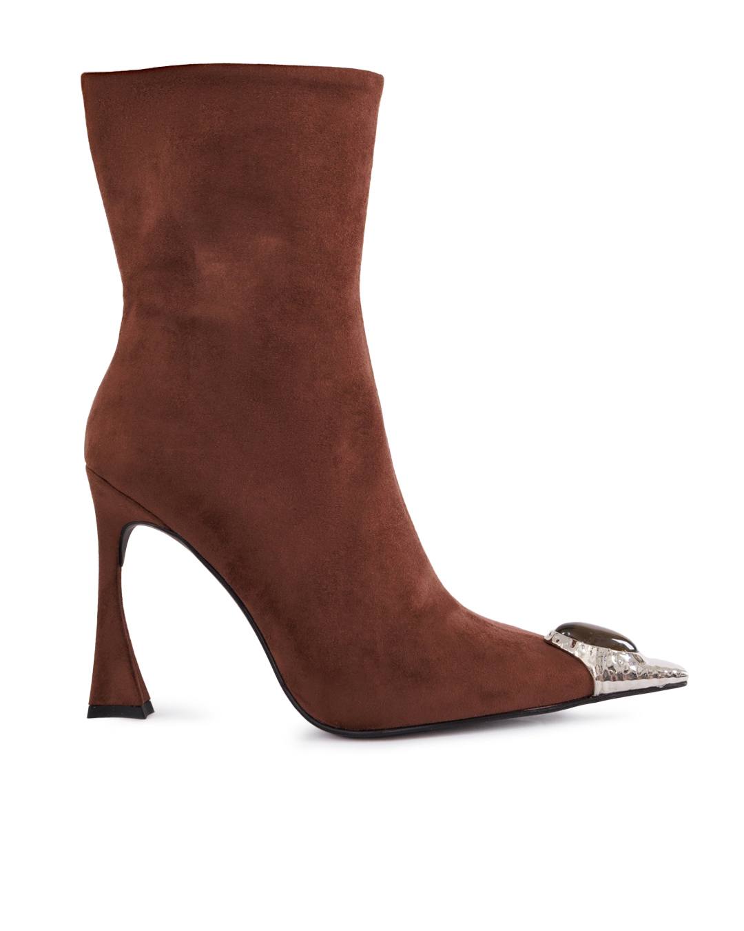 JEFFREY CAMPBELL ботильоны с металическим мысом артикул THE STONE марки JEFFREY CAMPBELL купить за 30500 руб.