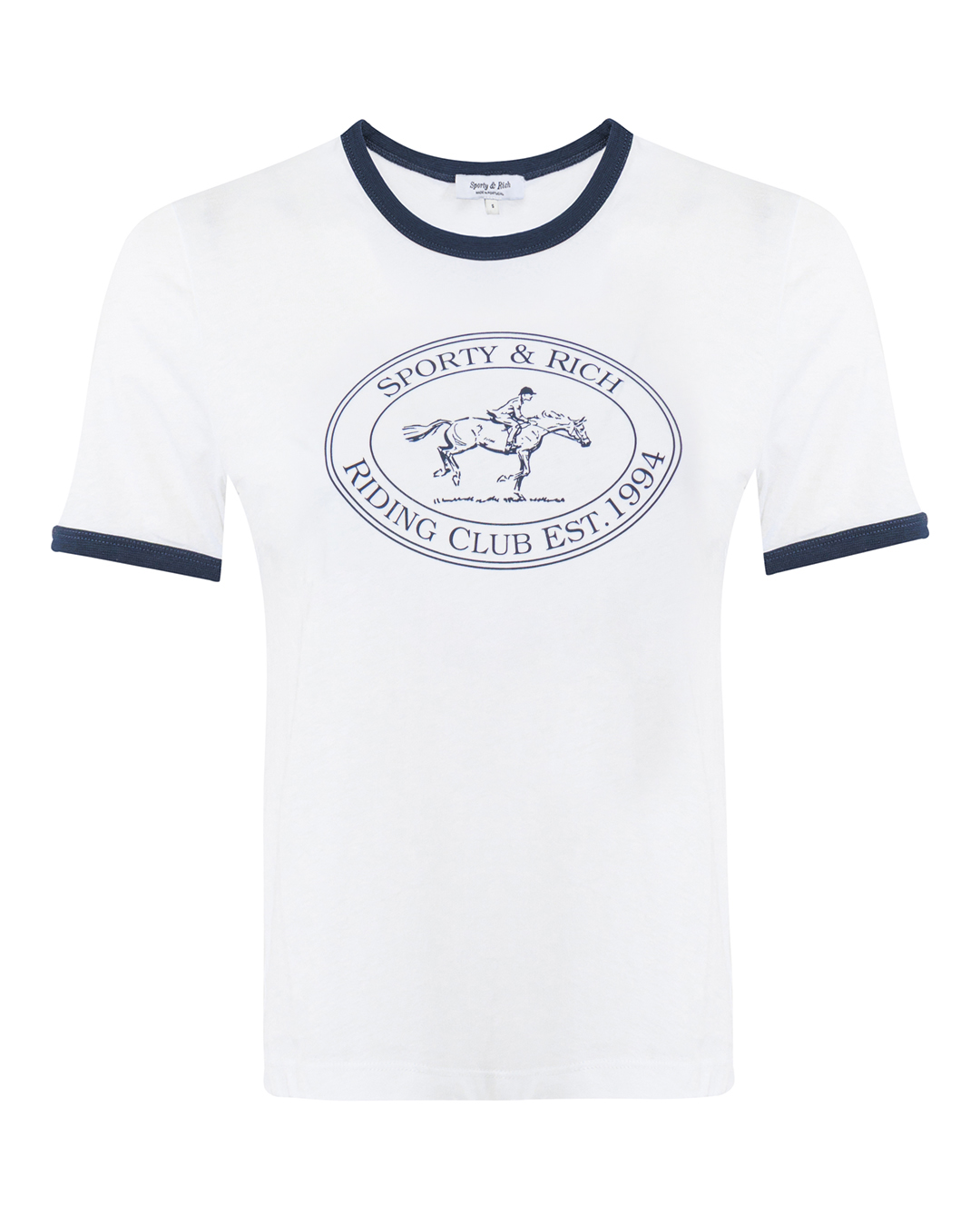 Sporty & Rich футболка модель Ringer артикул TO073612244WH марки Sporty & Rich купить за 12600 руб.