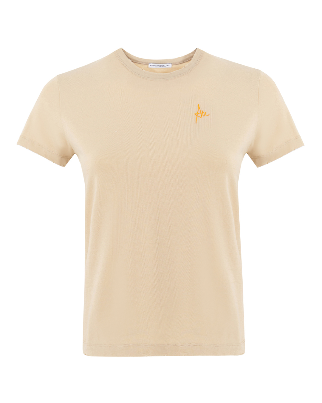 ANTELOPE THE LABEL футболка с круглым вырезом артикул TVL1 LOGO.TSHIRT марки ANTELOPE THE LABEL купить за 14700 руб.