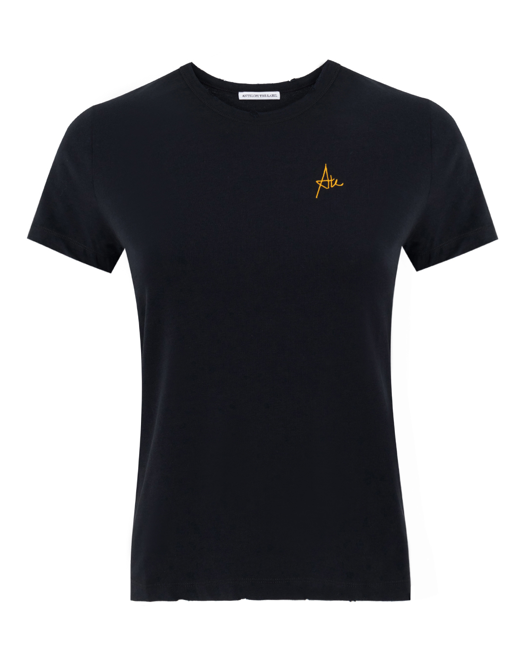 ANTELOPE THE LABEL футболка с круглой горловиной артикул TVL1 LOGO.TSHIRT марки ANTELOPE THE LABEL купить за 14700 руб.