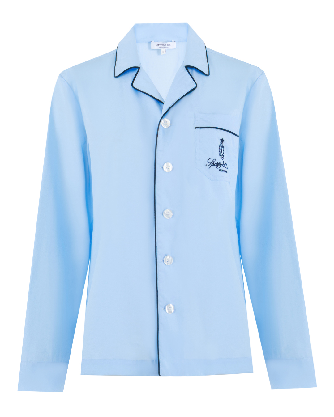 Sporty & Rich рубашка пижамная  артикул Vendome Pyjama Shirt марки Sporty & Rich купить за 18900 руб.