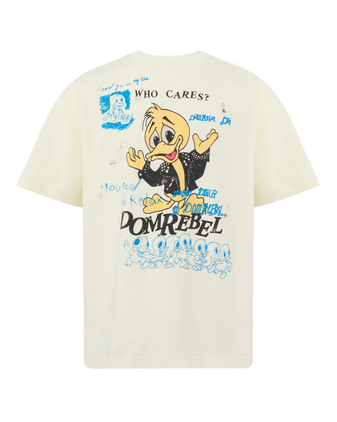Dom Rebel футболка с принтом артикул WHO CARES марки Dom Rebel купить за 23500 руб.