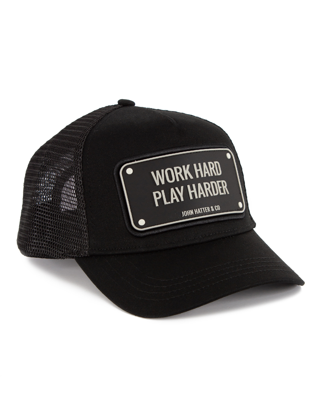 John Hatter & Co бейсболка с культовым слоганом артикул WORK HARD PLAY HARDER марки John Hatter & Co купить за 9300 руб.