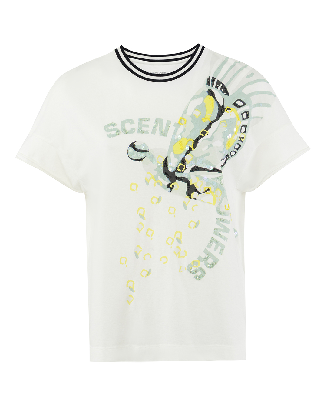 MARC CAIN футболка из хлопка артикул WS 48.06 J41 марки MARC CAIN купить за 8300 руб.