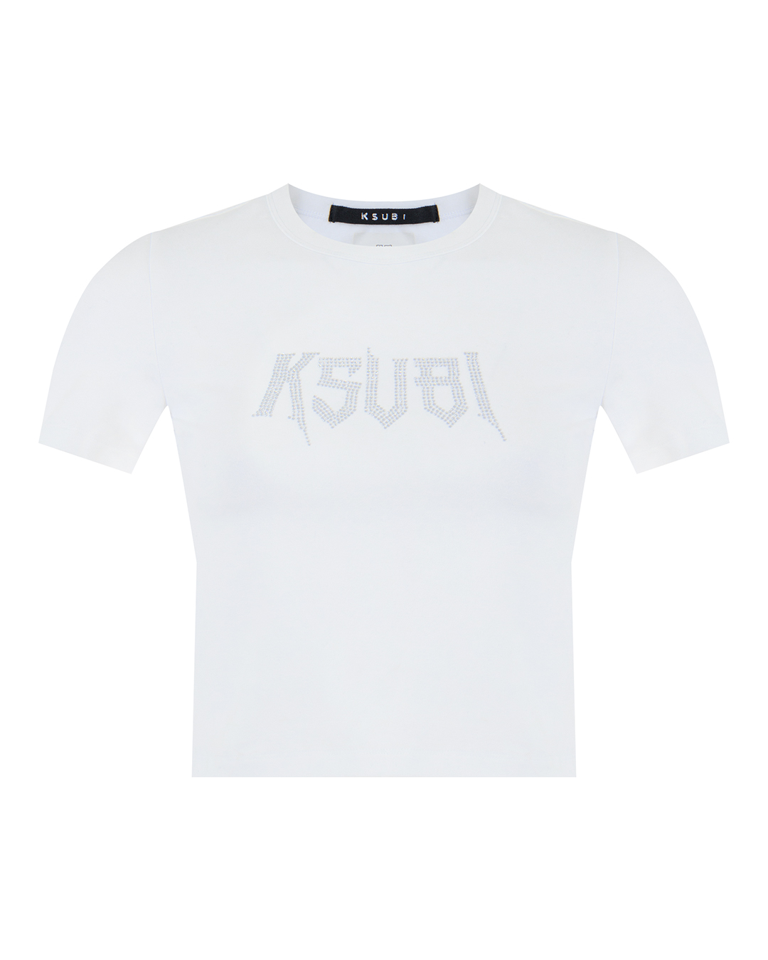 KSUBI футболка с отделкой кристаллами  артикул WSP25TE006 марки KSUBI купить за 16100 руб.
