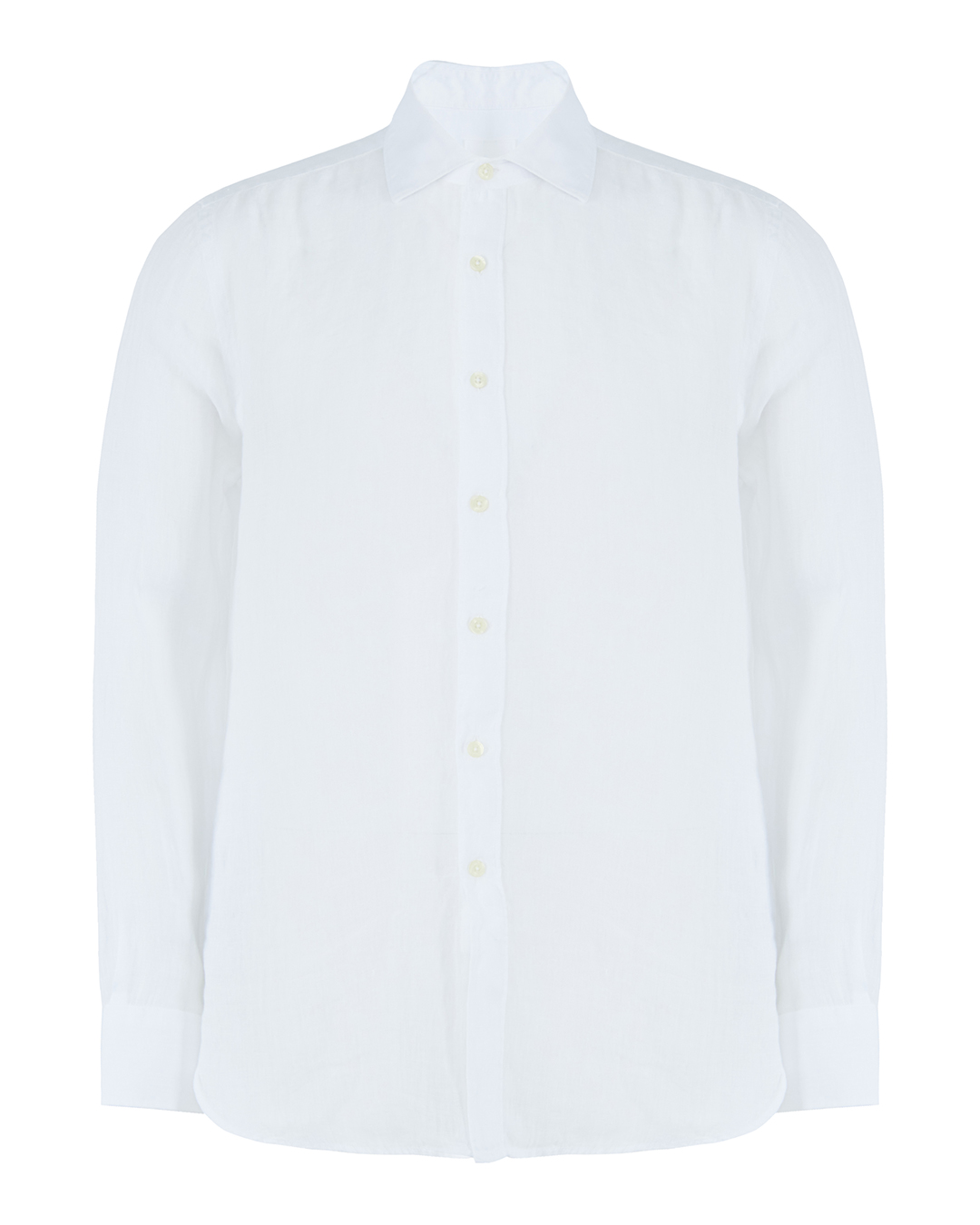 120% lino рубашка изо льна  артикул Y0M1311-0-00.white марки 120% lino купить за 8800 руб.